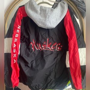 Vintage Nebraska huskers, reversible sweater